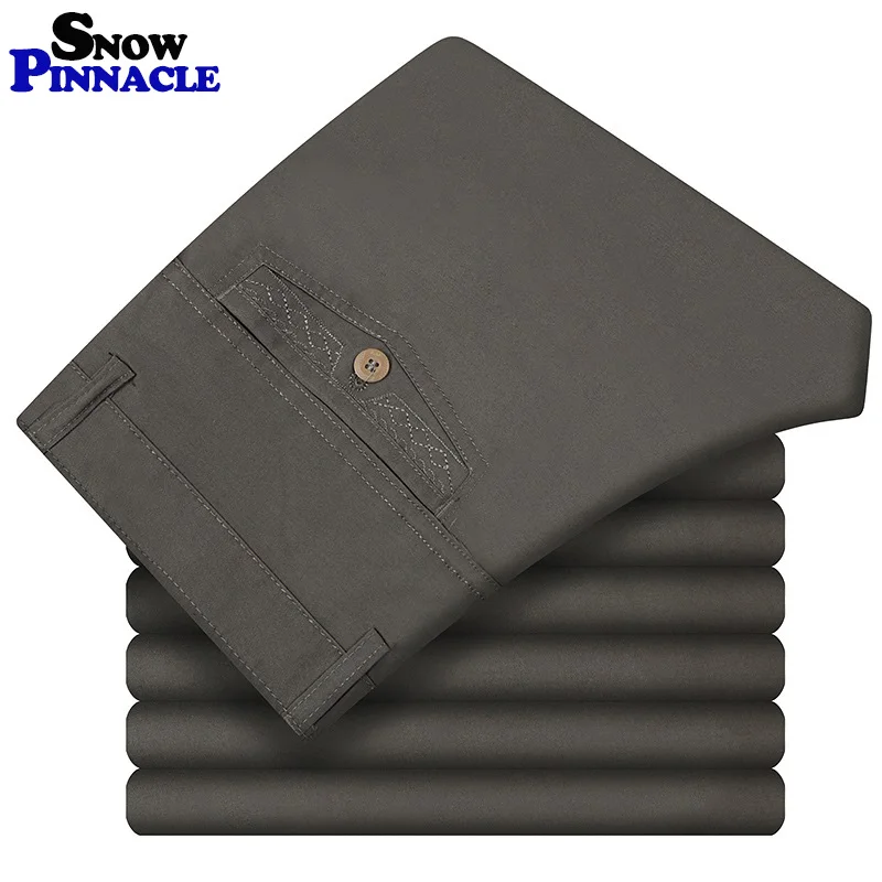 Pants Men Size29-42 Spring Autumn Straight Pant 100% Cotton 55-120 kg Men Wear Comfortable warm Trousers Male Clothing Pants Men Size29-42 Spring Autumn Straight Pant 100% Cotton 55-120 kg Men Wear Comfortable warm Trousers Male Clothing