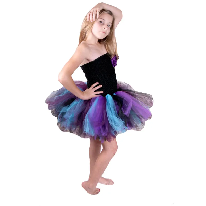 Baby Girl Party Dress With Brooch Girl Tutu Dress For Birthday Weddings Pageants Prom Mix Color Girl Baby Evening Dresses T83