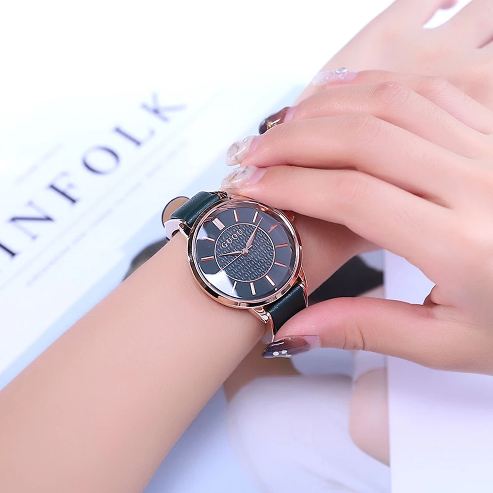 

2018 Luxury Brand Fashion Female Casual Women's Quartz Wristwatch Leather Strap Ladies Watch For Women Reloj Mujer