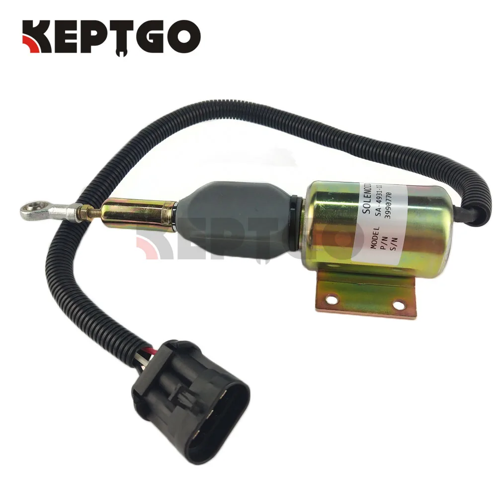 

Free Shipping - Diesel Shutoff Solenoid 3990770 For Cummins SA-4931-12 12V