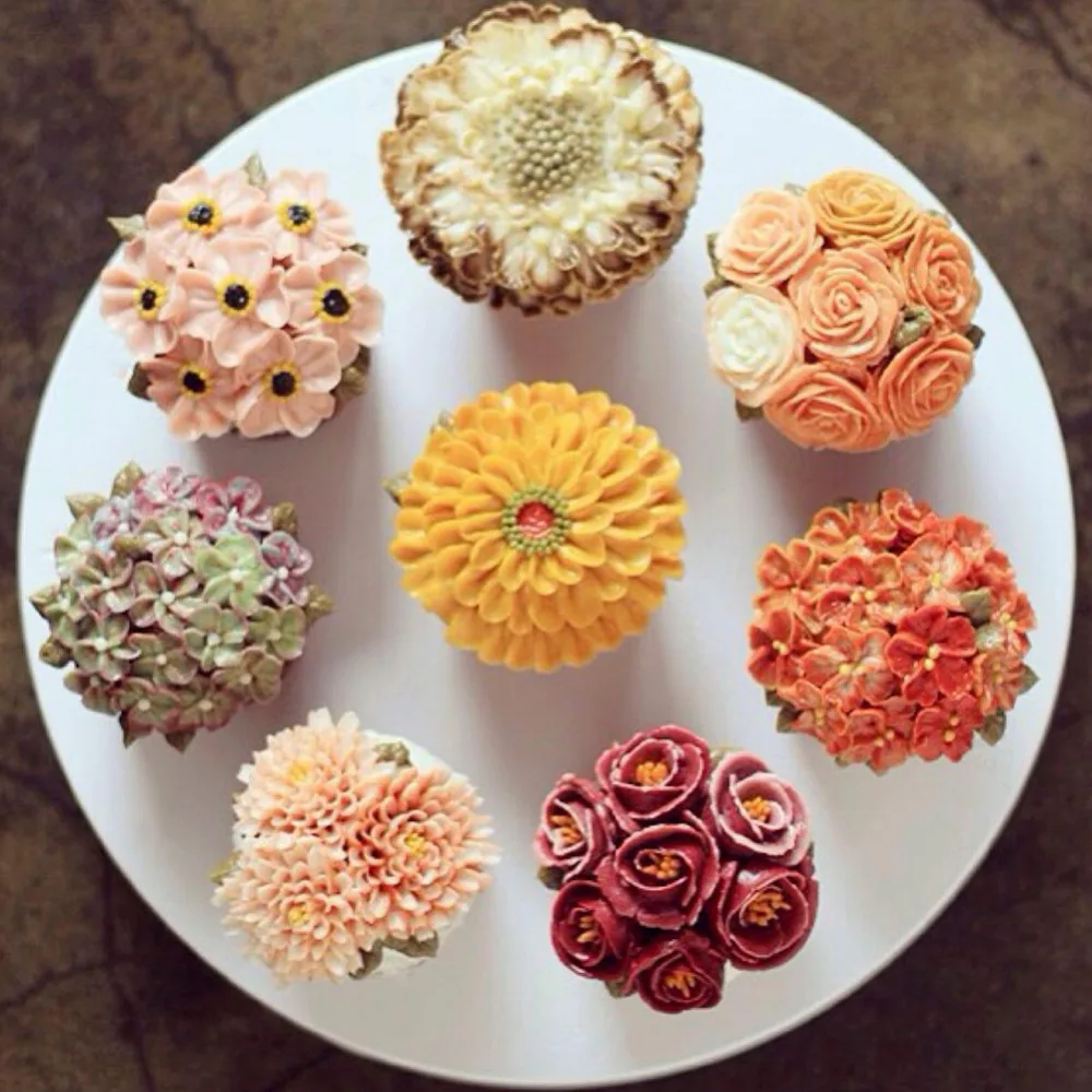 24Pcs Stainless Steel Pastry Nozzles Set Cream Russian Piping Tips Bakery Cupcake Cake DIY Decorating Tools