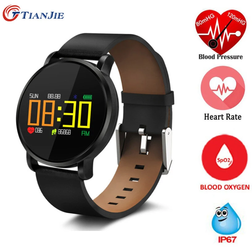 

TianJie Smart Wristband Z30 Color Screen Full Touch Smart Bracelet/Band Heart Rate Tracker Multiple Sports Modes For IOS Android