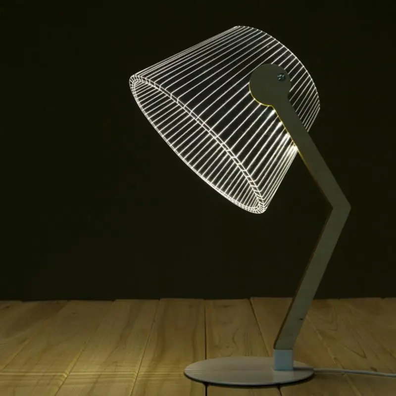 

Fashion DIY 3d Table Light For Bedroom Lamp Soft Led Desk Night Light As Home Decor Acrylic EyeProtection Reading Lampara