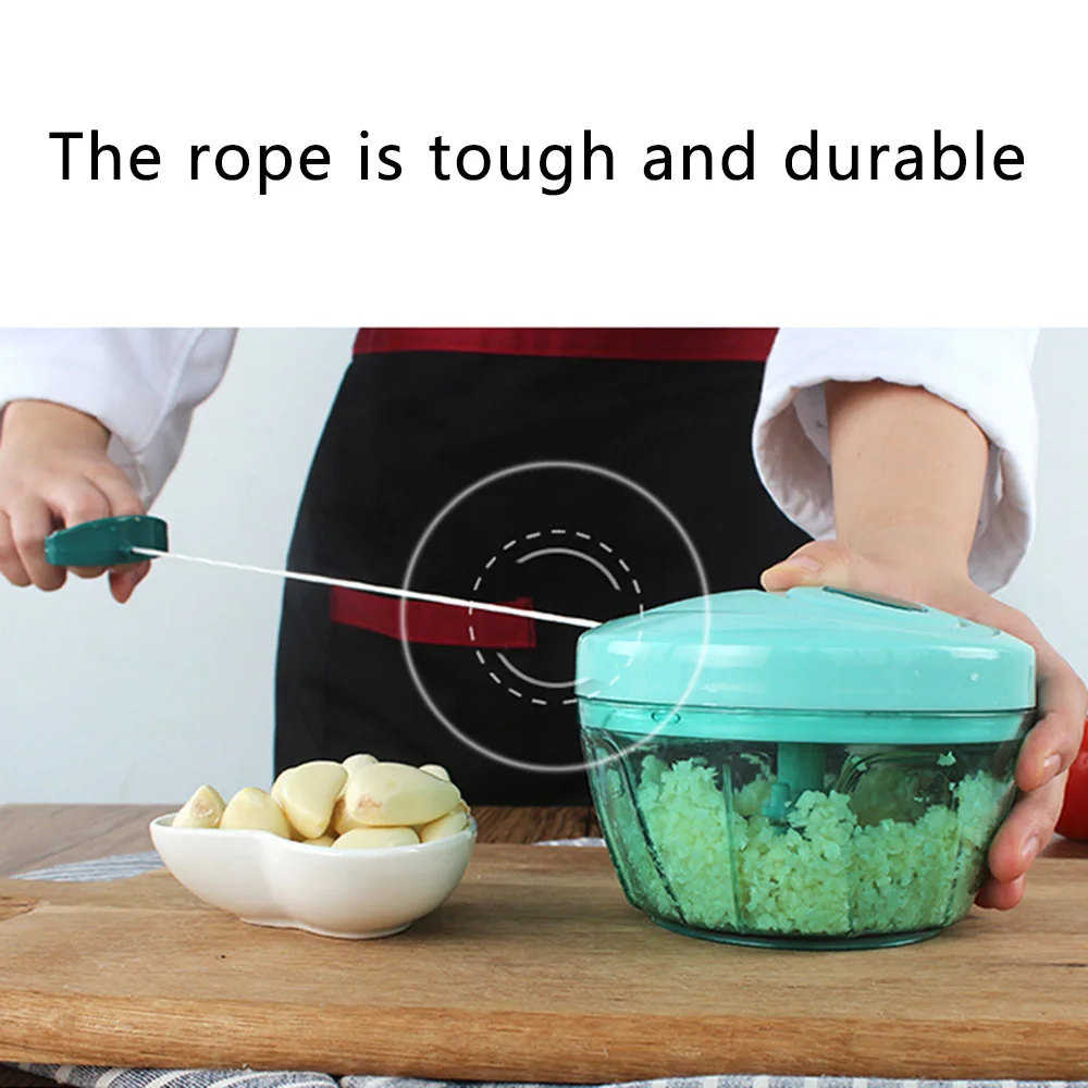 

Multifunction Vegetable Chopper Cutter Processor Chopper Garlic Cutter Vegetable Fruit Twist Shredder Hand Manual Meat Grinder