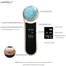 Высокочастотная звуковая вибрация Лимфатической Детокс-массаж для разглаживания кожи горячей и холодной лицевой массажер в форме молоточка потепление охлаждения терапии