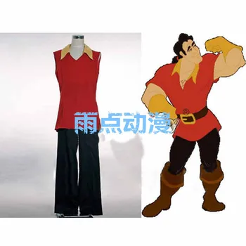 

2016 Movie Beauty and the Beast Gaston Costume Cosplay Outfit Adult size