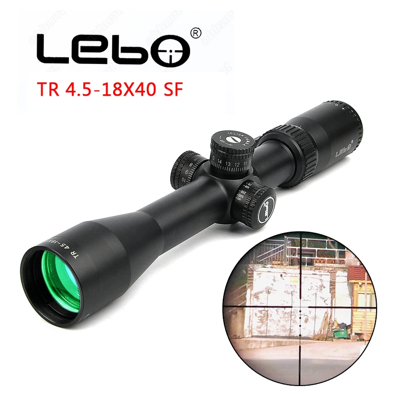 Охотничий прицел LEBO 4 5 18X40 SF FFP оптический для страйкбола с короткой точкой