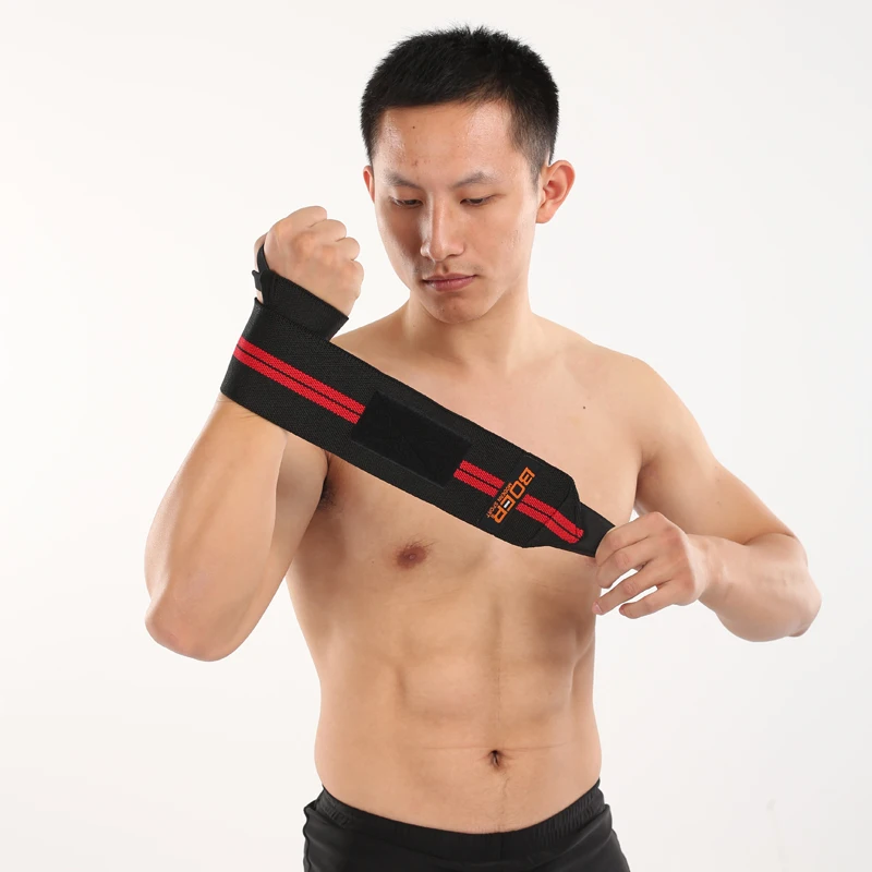 2PCS Weightlifting Wristband Sports Professional Training Hand Bands