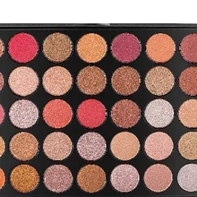 Профессиональная 35 цветов Палитра теней для век блестящая Мерцающая матовая Палетка с дымчатыми оттенками пигментная палитра теней для век косметическая Палитра для глаз