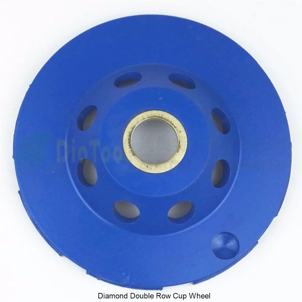 2PK Diamond  double row Grinding Cup Wheel for granite and hard material, Diameter 100mm, bore 22.23mm with 16mm washer