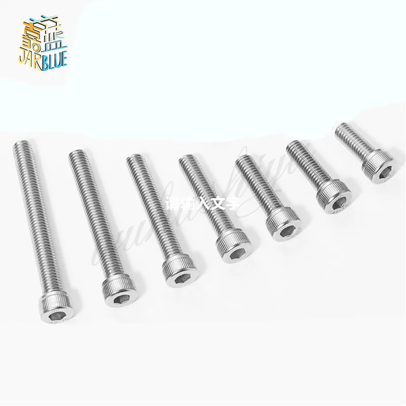 300 pcs M3 Stainless Steel Hex Socket Cap Head Screws with Hex Nut Washers Kits