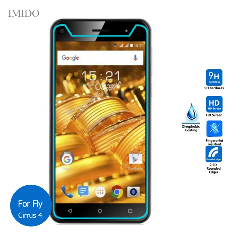

For Fly Cirrus 4 Fs507 Tempered Glass Screen Protector 2.5 9h Safety Protective Film on Cirrus4 Fs 507