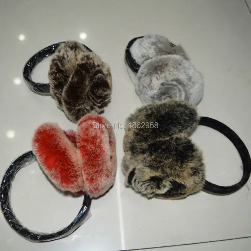 

SJ774-01 Christmas Fashion Accessories Rex Rabbit Cute Ear Muffs