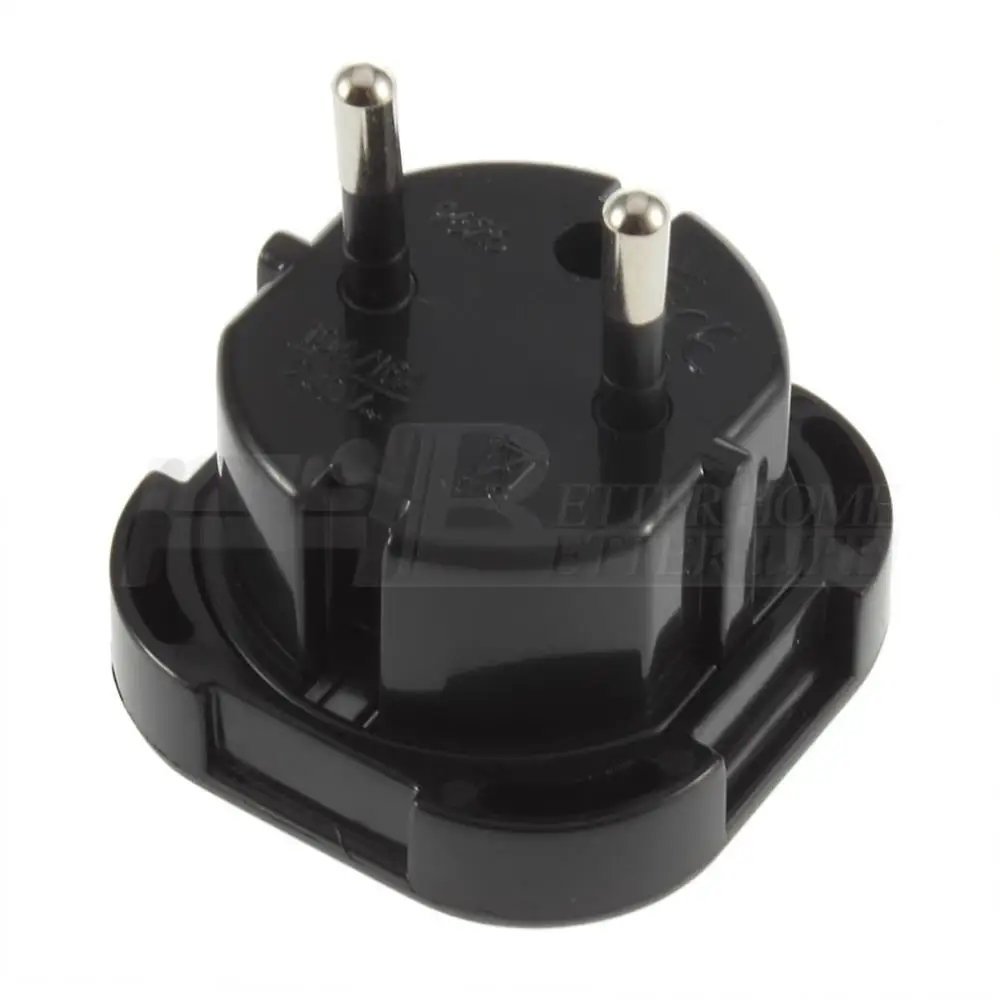 10A/16A 240V портативный универсальный адаптер черный разъем питания конвертер разъема адаптера Великобритании в ЕС AC адаптер питания для путешествий падения