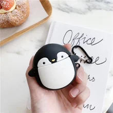 3D чехол для наушников для AirPods 2 Чехол Мультяшные наушники аниме чехол s для Apple Air pods 2 Чехол для наушников Аксессуары кольцевой ремешок