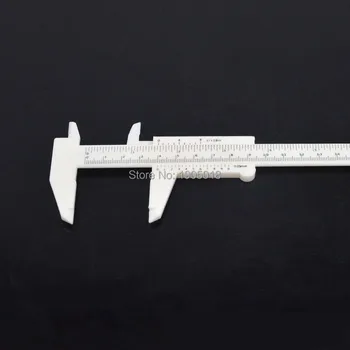 

10 Pcs 150mm Double Scale Sliding Gauge EyebRow Ruler Permanent Makeup Eyebrow Tattoo Measuring Ruler Caliper Measure Tools