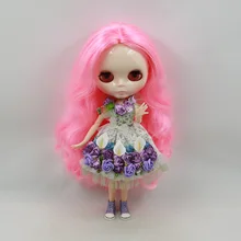 Цельная кукла без одежды Blyth кукла розовые волосы Модная Кукла фабрика кукла ppppin