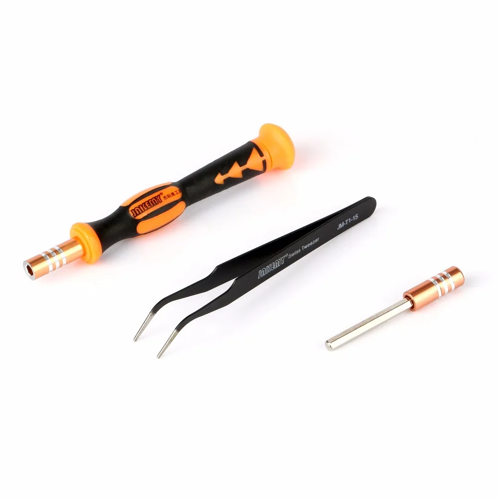 JAKEMY 39 in Screwdriver Bit Set Torx Flat Cross Star Magnetic Screw Driver Tools Repair Disassembly Laptop Computer Cell Phone
