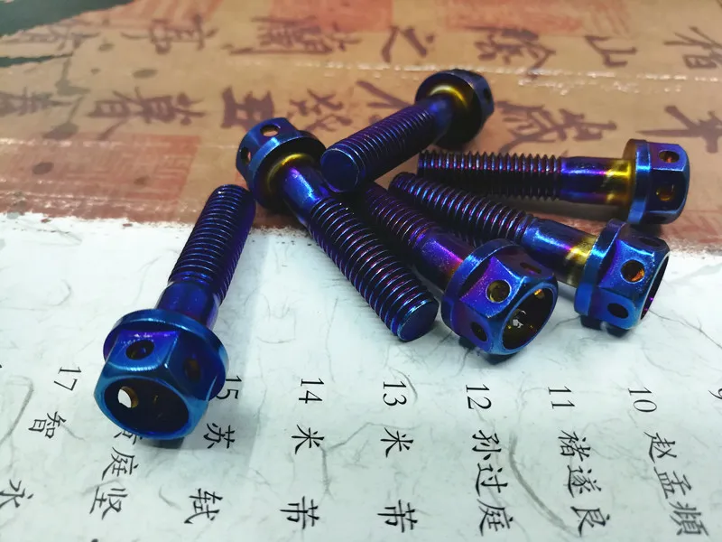 6pcs/lot 304 stainless steel Motorcycle screws M8*20/35/40/45/50/55mm