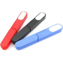 Многофункциональные ножницы, 5 шт./лот, высокое качество, скраб, изысканные разноцветные ножницы, пояс, защитный чехол, принадлежности для рыбалки