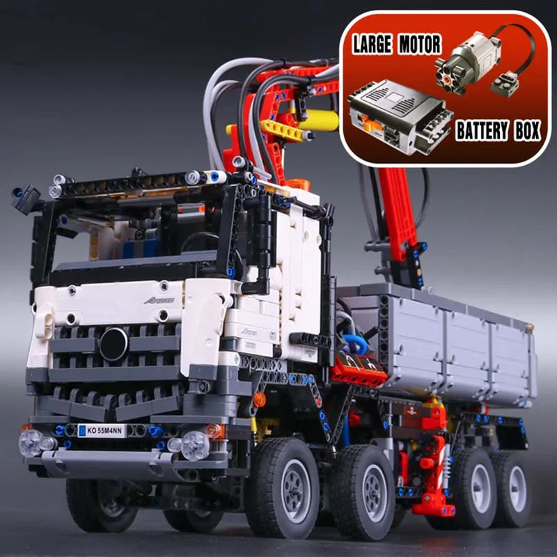 

20005 Technic Series Arocs Truck Set 42023 Building Block Bricks Boys Toy Educational Children Gift
