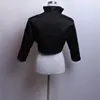 Estilo novedoso Blanco/Marfil mitad mangas boda Bolero chaqueta de novia envío gratuito nupcial Bolero de Chal nupcial accesorios del Cabo ► Foto 3/6