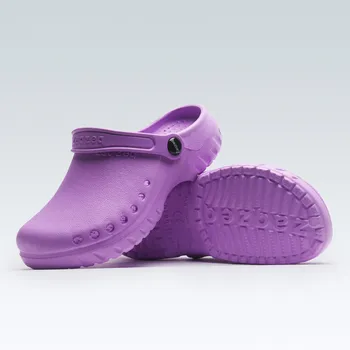 

2018 Medical Shoes Work Shoes With Strap Doctor Nursing Surgical Shoes Safety Dental Hospital Clog Lab Shoes Cleanroom Work