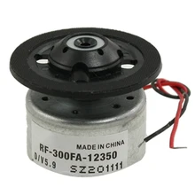Alta qualidade RF-300FA-12350 dc 5.9v eixo do motor para dvd cd player prata + preto