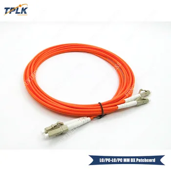 

10pcs/lot high quality LC-PC DX MM 3M Optical Fiber patch cord LSZH cheap price