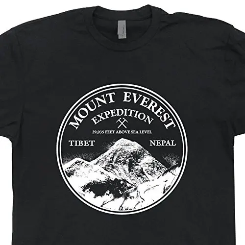 Mount Everest Expedition футболка Винтажная горный рок альпинист горы звонит мужские s