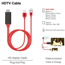 L7 HD tv Mirroring Airplay кабель 1080P Full-HD HDMI для Iphone 7 8 6 микро видео конвертер Код для смартфона USB tv Stick