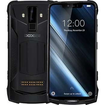 Перейти на Алиэкспресс и купить Смартфон DOOGEE S90 pro, 6 ГБ, 128 ГБ, IP69K, водонепроницаемый, PTT SOS, 5050 мАч, 6,18 дюймов, MT6771, Восьмиядерный, 16 МП, NFC, 4G, 2019