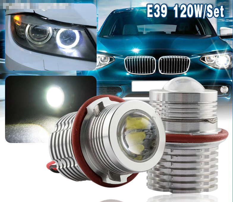 LED Angel Eye Halo Ring Marker Light Replacement Bulb Upgrade kit for 5