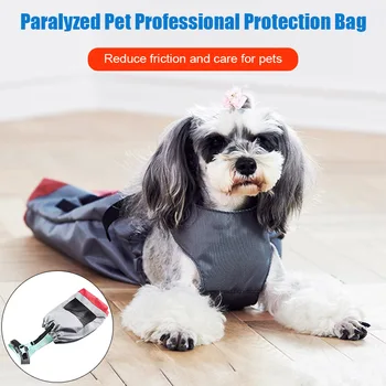 

Paralyzed Pets Drag Bag Durable Nylon Anti-scratch Pouch Protect Dog Chest Limbs MJJ88