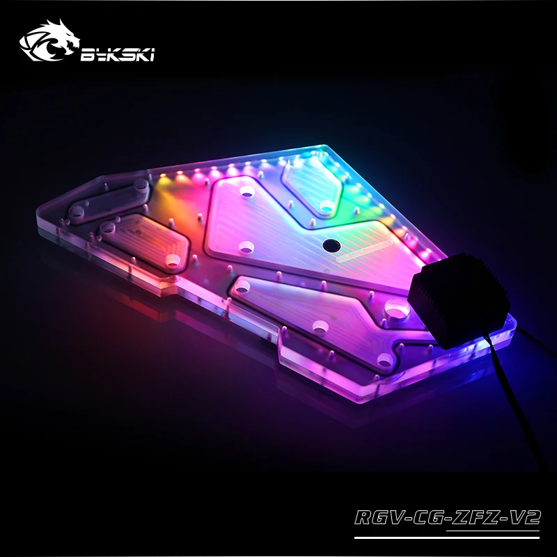  BYKSKI Acrylic Board Water Channel Solution kit use for COUGAR Conqueror Case / for CPU and GPU Blo