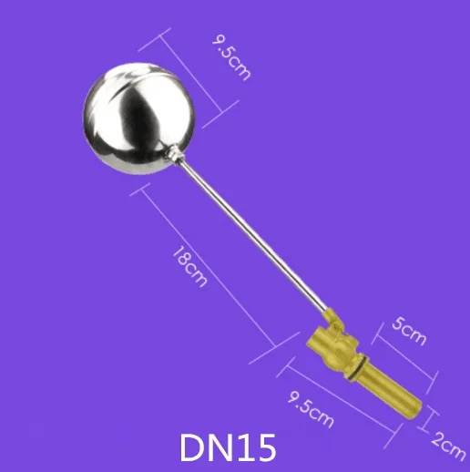 DN15 DN20 шаровой клапан поплавкового типа бойлер газовый котел водонагреватель холодной и горячей емкость для воды регулятор уровня из нержавеющей стали