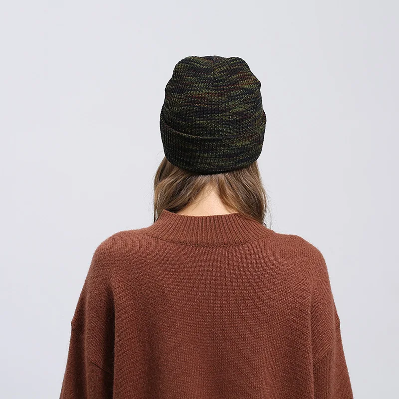 Maxmessy новые шерстяные вязаные Бейсбол Кепки Для женщин Snapback армии Skullies зимние