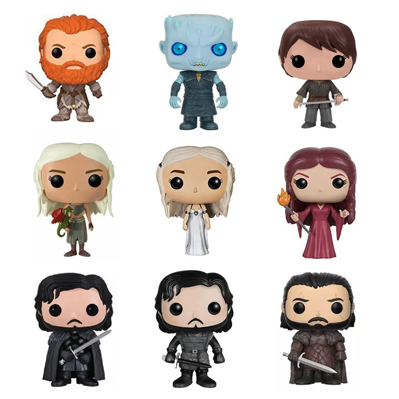 

Game of Thrones Figure Nendoroid 10cm PVC Model Song Of Ice And Fire Jon Snow Daenerys Movie Figurines Drogon Vinyl Doll Toys