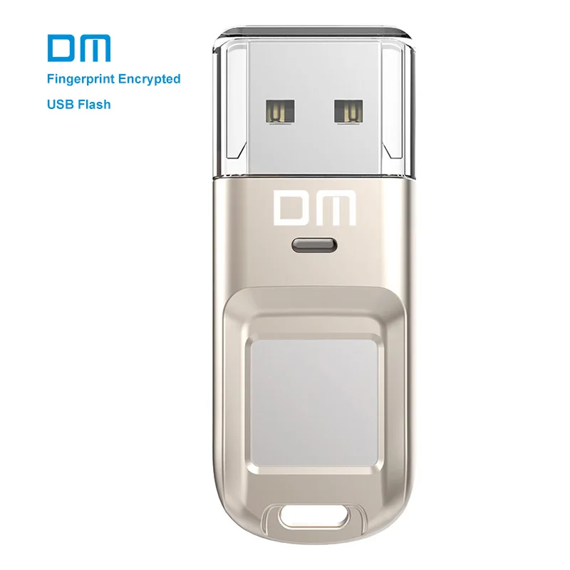 DM PD065 32GB 64G High-speed Recognition Fingerprint Encrypted USB Flash Drives High tech Pen Drive Security Memory USB Stick