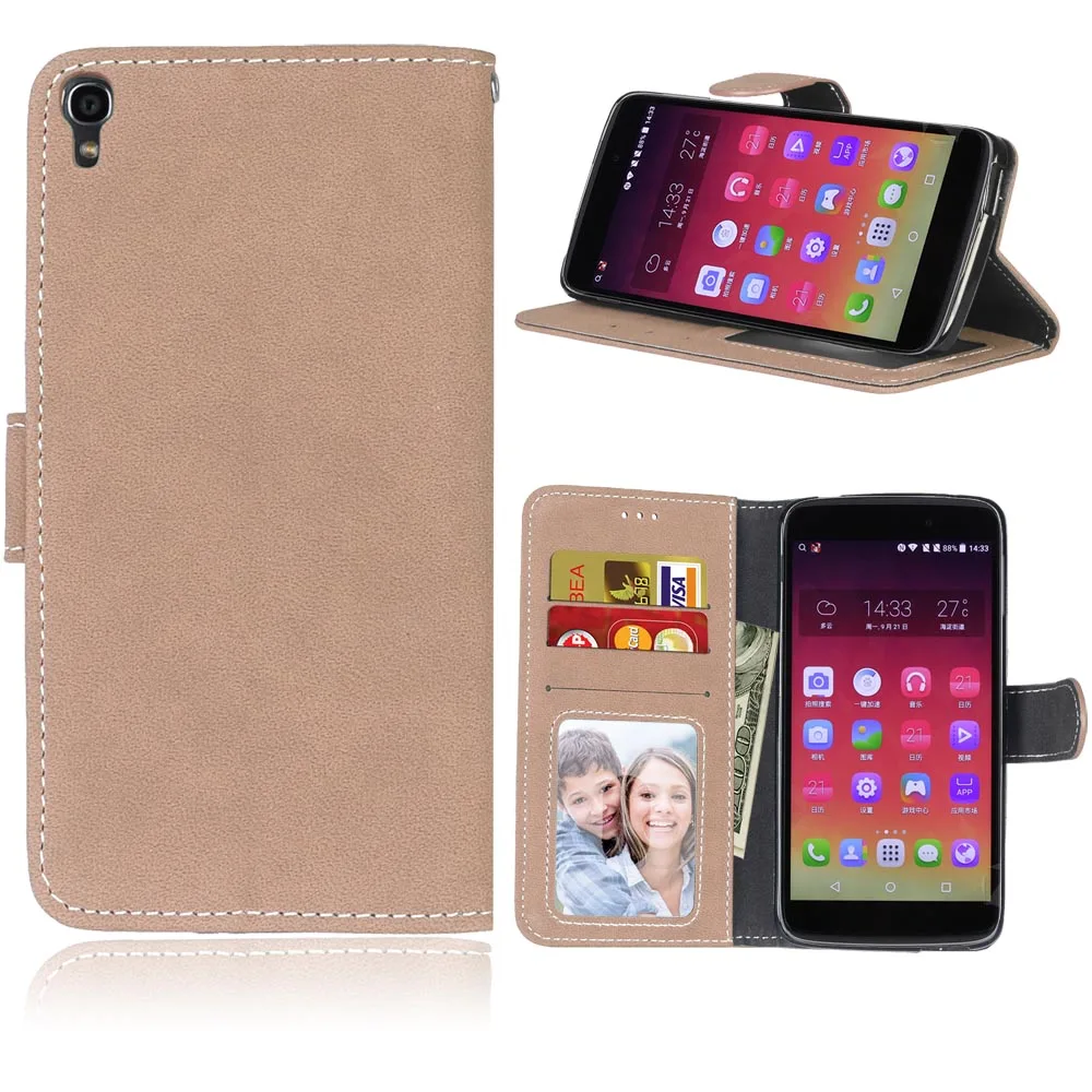 

Leather Case For Alcatel One Touch Idol 3 5.5 inch Flip Cover Wallet Case for Alcatel OneTouch Idol 3 6045 6045Y Phone Cases Bag