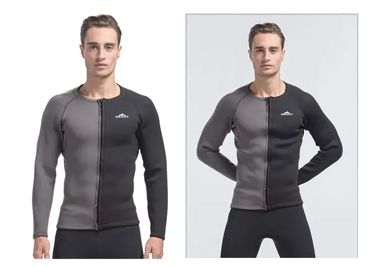 734-11-Neoprene-3mm-Diving-Jacket-Front-Zip-