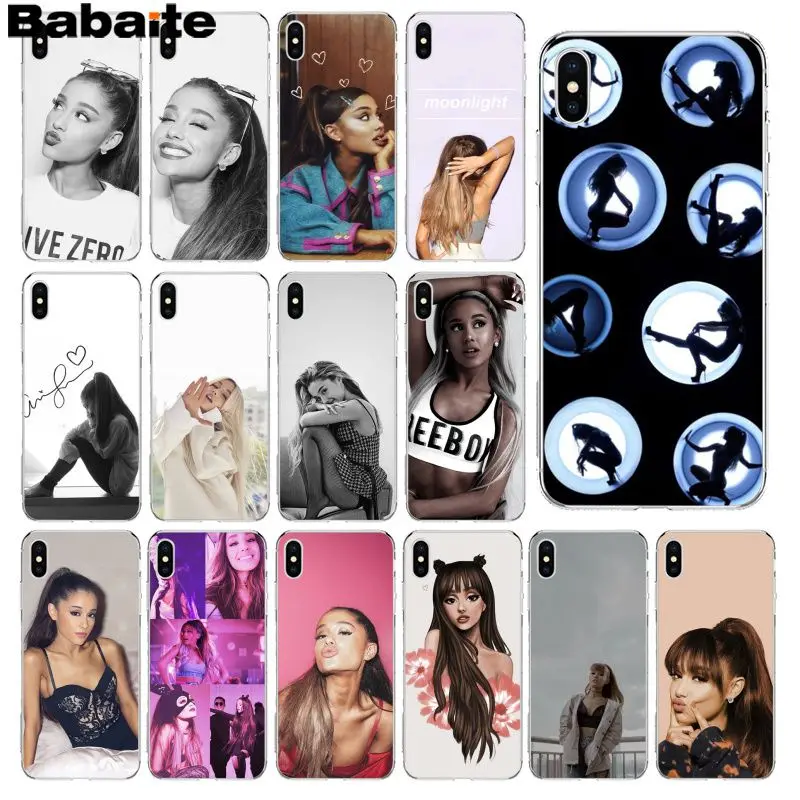 

Babaite Cat Ar Ariana Grande Novelty Fundas Phone Case Cover for iPhone 8 7 6 6S Plus 5 5S SE XR X XS MAX Coque Shell