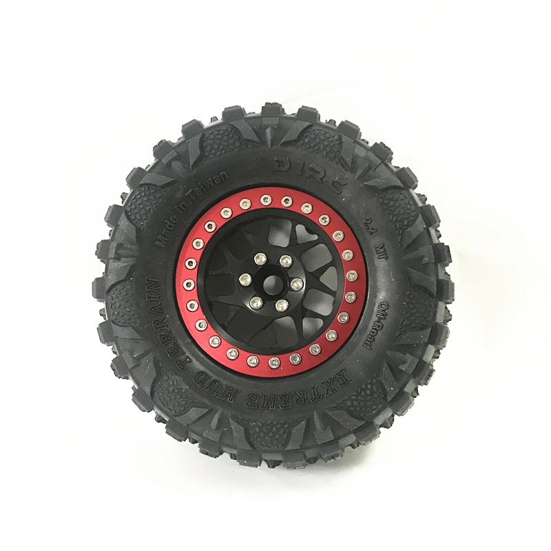 4 шт. колесные диски из алюминиевого сплава 2 дюйма для 1/10 RC Rock Crawler Axial SCX10 RR10 Wraith 90056