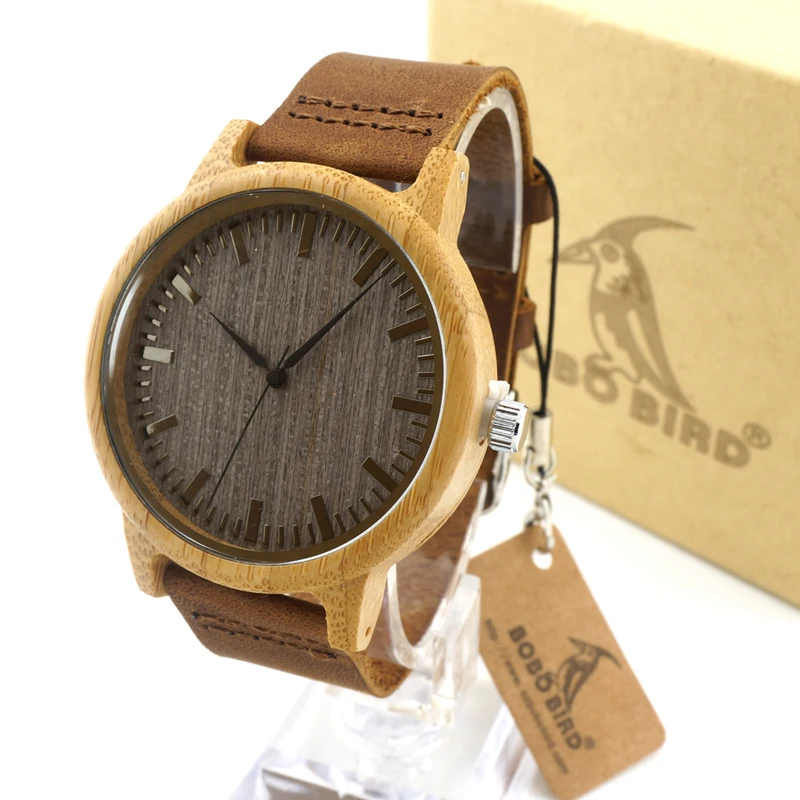Prix pour BOBO OISEAU A18 De Luxe Marque Bois Montres Hommes En Cuir Décontractée Femmes Bambou Montre-Bracelet Relogio Masculino Hombre 2016 Prix pour BOBO OISEAU A18 De Luxe Marque Bois Montres Hommes En Cuir Décontractée Femmes Bambou Montre-Bracelet Relogio Masculino Hombre 2016