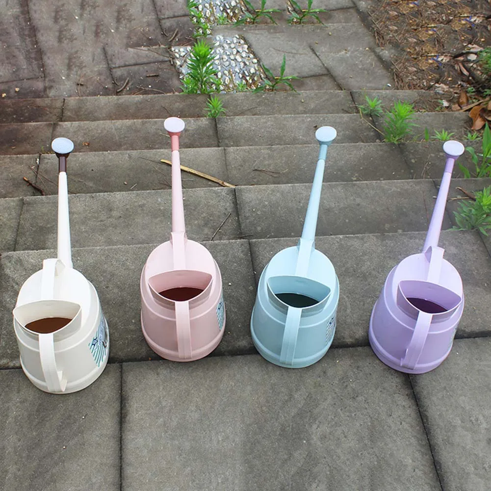 

Newly Plastic Long Mouth Watering Pot Household Gardening Tools Flowers Potted Watering Cans