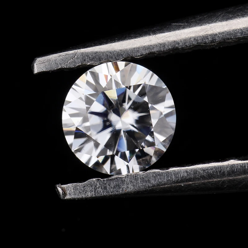 Распродажа круглый блестящий вырез 0.2ct карат 3 5 мм EF цвет моиссаниты Свободный