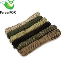 10 M Paracord 550 Paracord Del Paracaídas de Cuerda Cuerda Cuerda de Mil Spec Tipo III 7 Strand Escalada Camping Supervivencia Del Paracord