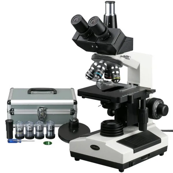 

AmScope 40X-1600X Phase Contrast Turret Doctor Veterinary Trinocular Compound Microscope T390A-PCT
