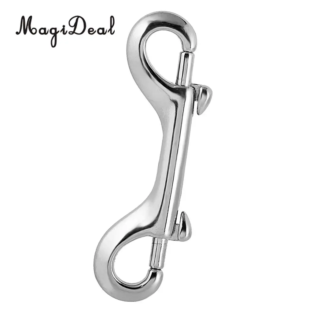 Multi-Functional Pro Scuba Boat Marine Grade Clip Stainless Steel Double Ended Bolt Snap 65-115mm Climbing Accessories