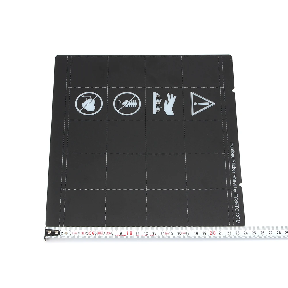 5 шт. Prusa i3 MK3 MK52 лист тепловой каркас кровати 3d принтер Встроенная пластина черная наклейка лист для Prusa i3 Mk3 Mk2.5 Тепловая кровать